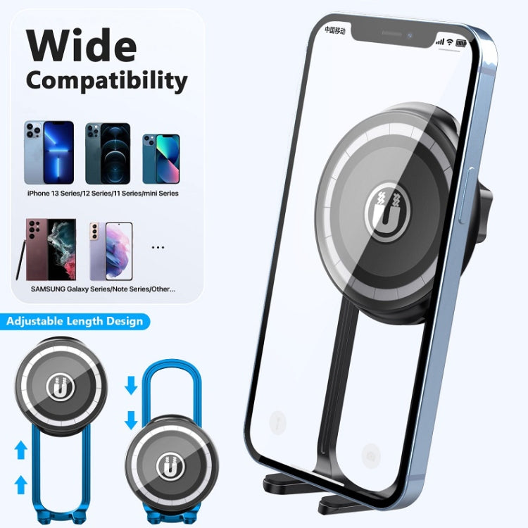 Car Central Control Air Outlet Mobile Phone Navigation Magnetic Suction Bracket