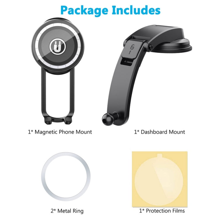 Car Central Control Air Outlet Mobile Phone Navigation Magnetic Suction Bracket