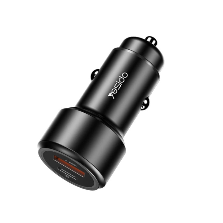 Yesido Y42 PD+QC3.0 Car Charger Cigarette Lighter 42W Fast Charger, Y42