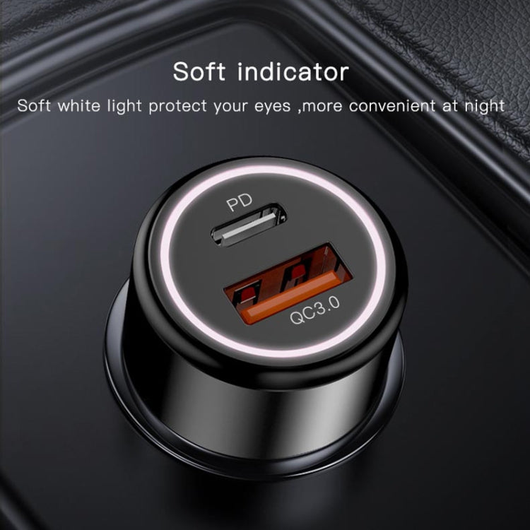 Yesido Y42 PD+QC3.0 Car Charger Cigarette Lighter 42W Fast Charger, Y42