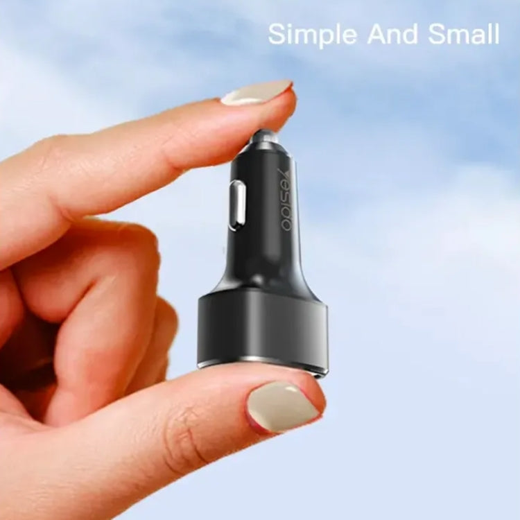 Yesido Y46 42W 3 USB Port Car Fast Charger, Y46