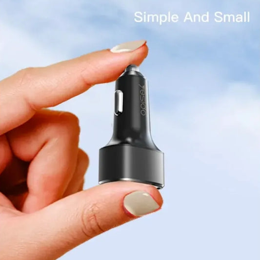 Yesido Y46 42W 3 USB Port Car Fast Charger, Y46