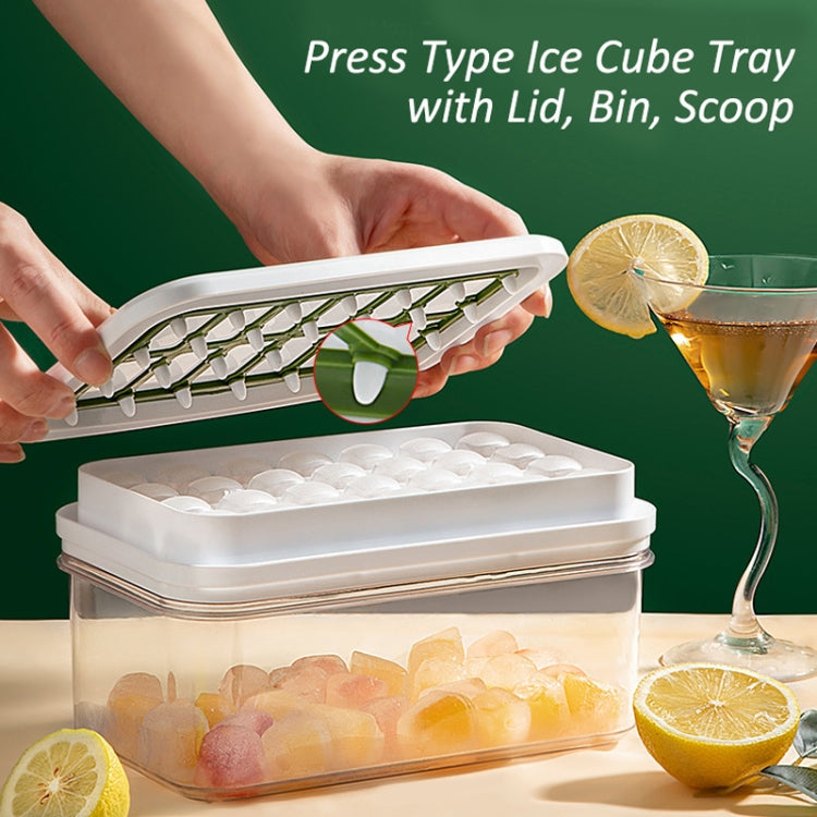 Ice Mold Folding Lid Press Ice Box