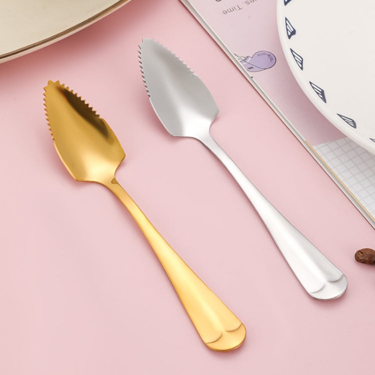 Stainless Steel Scraper Spoon Fruit Grapefruit Spoon Baby Digging Ball Spoon