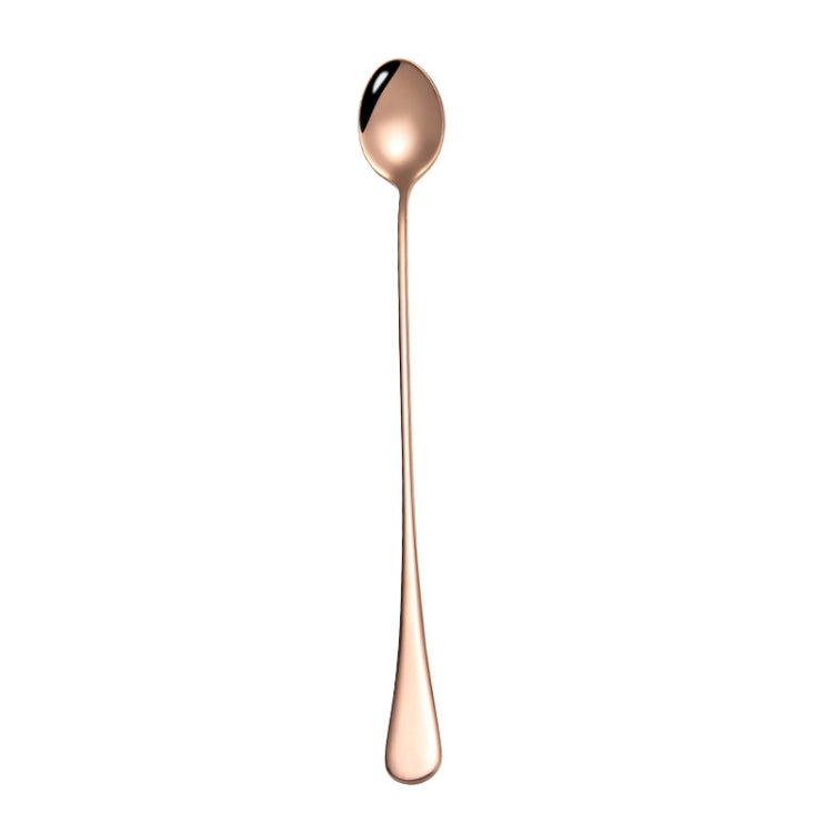 304 Stainless Steel Long Handle Thickened Pointed Spoon Coffee Ice Drink Mixing Spoon