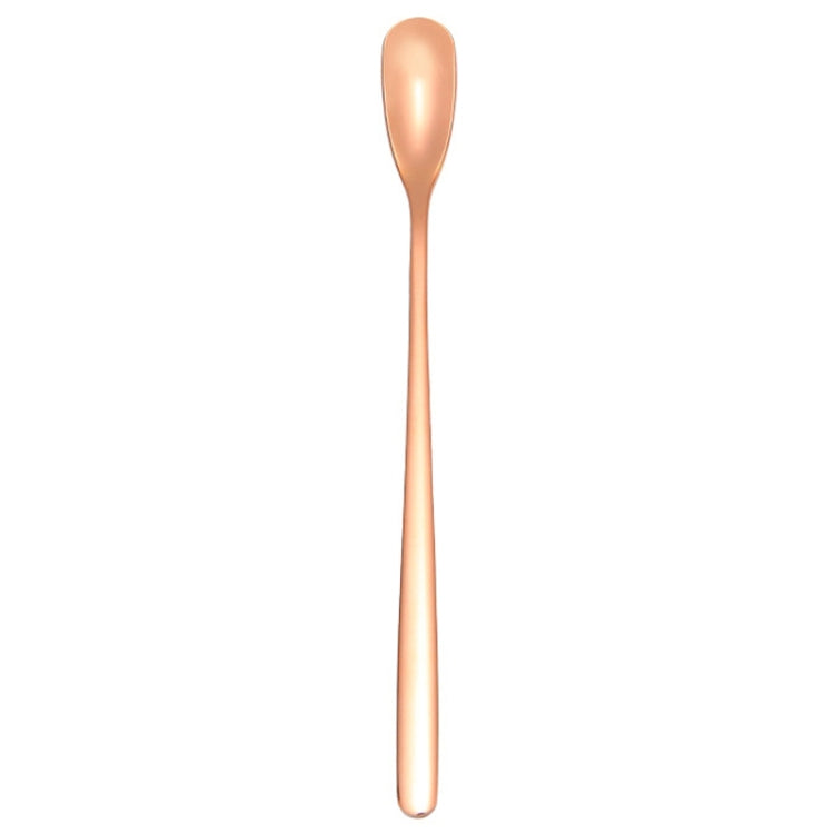 15cm 304 Stainless Steel Spoon Coffee Square Head Spoon Long Handle Mixing Spoon