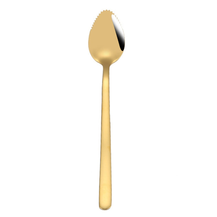 304 Stainless Steel Fruit Scraping Spoon Children Supplementary Food Tableware