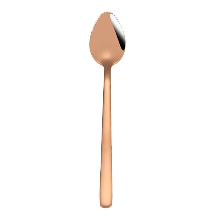 304 Stainless Steel Fruit Scraping Spoon Children Supplementary Food Tableware