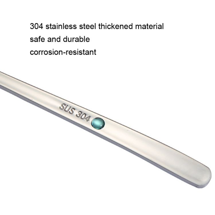304 Stainless Steel Fruit Scraping Spoon Children Supplementary Food Tableware