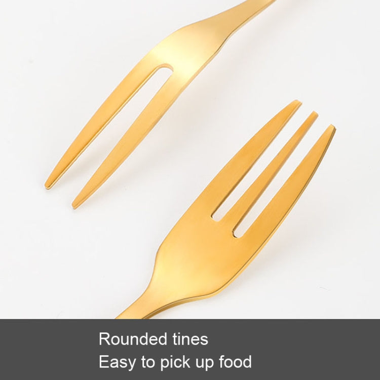 6pcs/set Stainless Steel Cake Knife And Fork Set