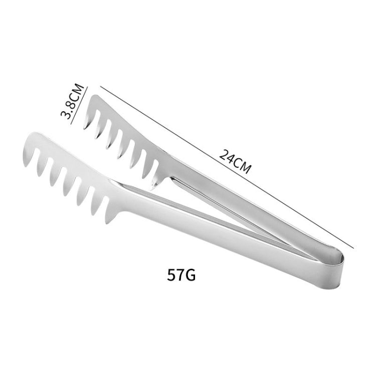 Titanium Plated Stainless Steel Spaghetti Clip Restaurant Food Clamps