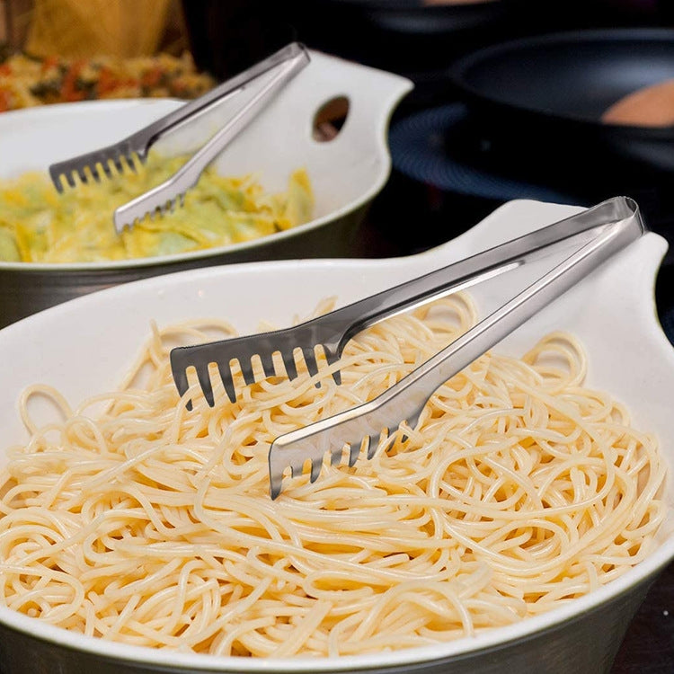 Titanium Plated Stainless Steel Spaghetti Clip Restaurant Food Clamps