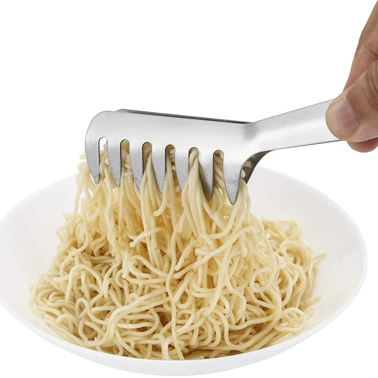 Titanium Plated Stainless Steel Spaghetti Clip Restaurant Food Clamps