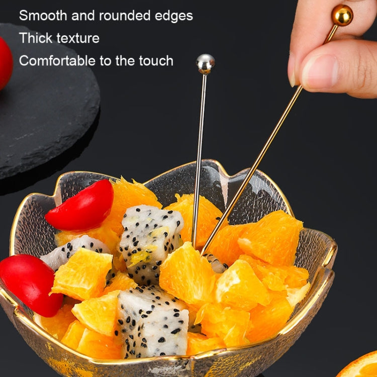 304 Stainless Steel Fruit Needle Dim Sum Decorative Small Sticks