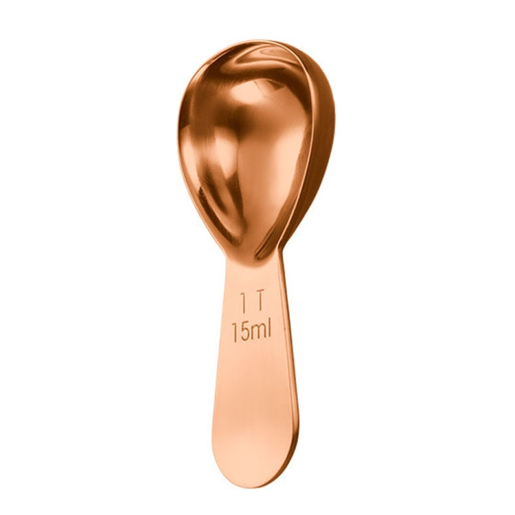 15ml 304 Stainless Steel Thickened Coffee Spoon With Scale Measuring Bean Spoon