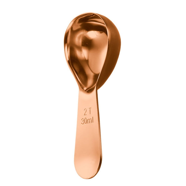 30ml 304 Stainless Steel Thickened Coffee Spoon With Scale Measuring Bean Spoon
