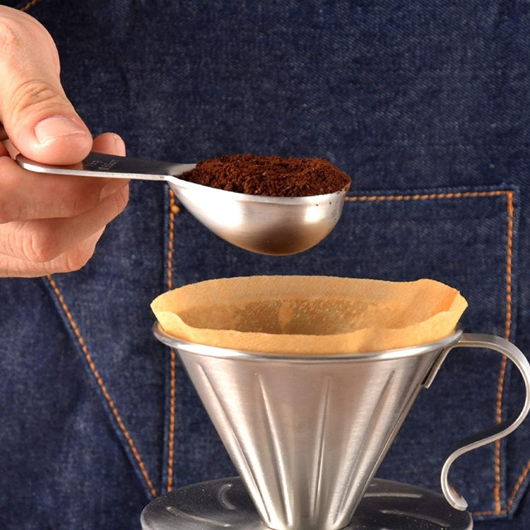 30ml 304 Stainless Steel Thickened Coffee Spoon With Scale Measuring Bean Spoon