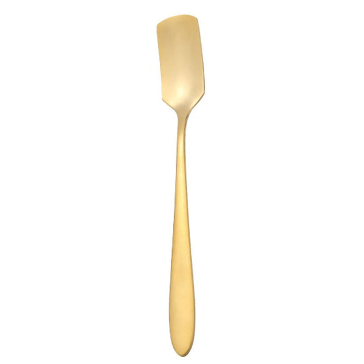 304 Stainless Steel Square Head Spoon Cake Dessert Coffee Small Spoon