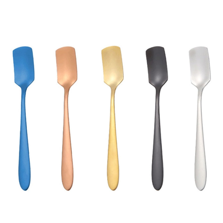 304 Stainless Steel Square Head Spoon Cake Dessert Coffee Small Spoon