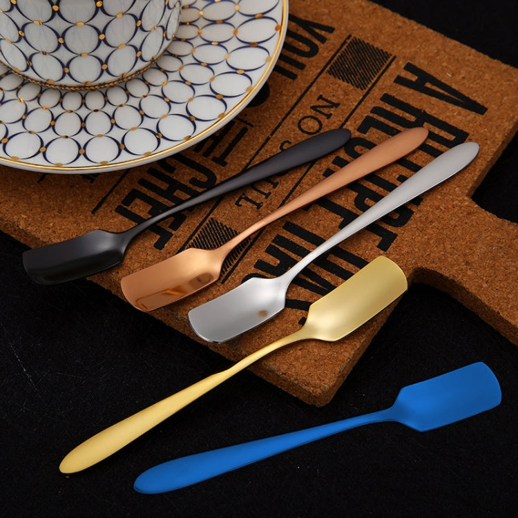 304 Stainless Steel Square Head Spoon Cake Dessert Coffee Small Spoon