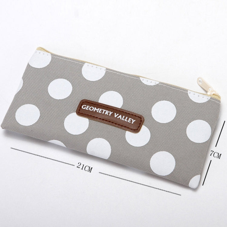 10pcs Simple Pencil Bag Canvas Student Stationery Bag Large Capacity Pencil Bag