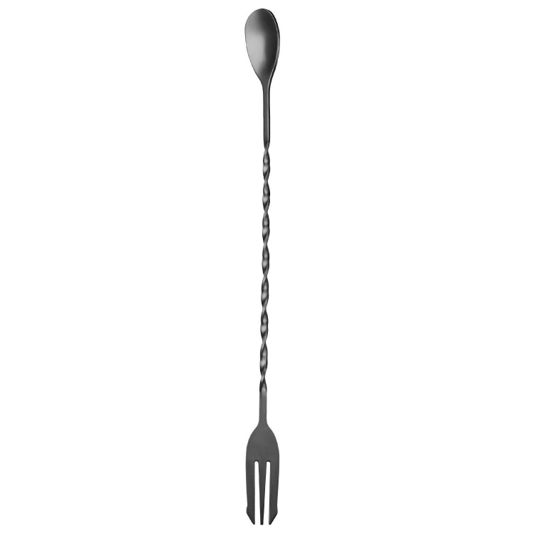 Large 410 Stainless Steel Double Head Spoon Thread Cocktail Mixing Spoon