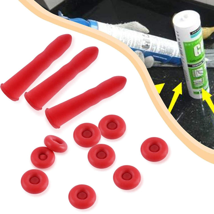 Glass Glue Nozzle Sealing Cap Leak-proof Sleeve Glass Glue Nozzle Protective Sleeve