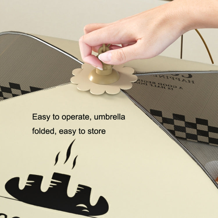 Table Cover Folding Food Cover Household Anti-fly Dust-proof Vegetable Umbrella