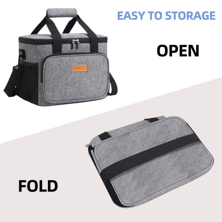 10L Waterproof Oxford Cloth Picnic Bag Outdoor Ice Pack Thickened Portable Insulation Bag