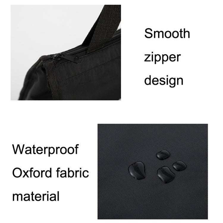 Horizontal Version Thick Waterproof Insulation Bag Oxford Cloth Lunch Bag Tote Bag