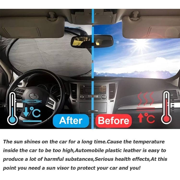 Car Double Circle Sun Visor Heat Insulation Sun Protection Sun Block