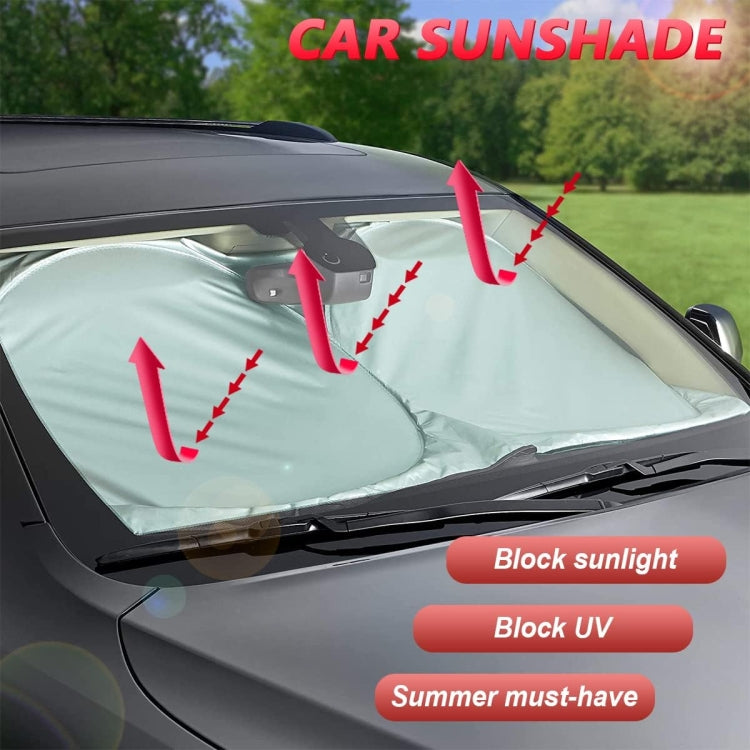 Car Double Circle Sun Visor Heat Insulation Sun Protection Sun Block