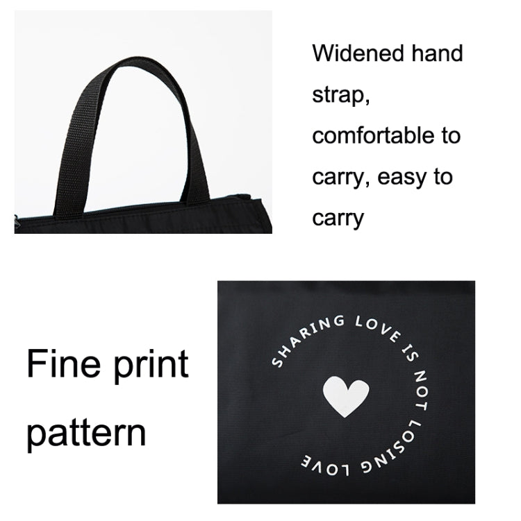 Vertical Version Thick Waterproof Insulation Bag Oxford Cloth Lunch Bag Tote Bag