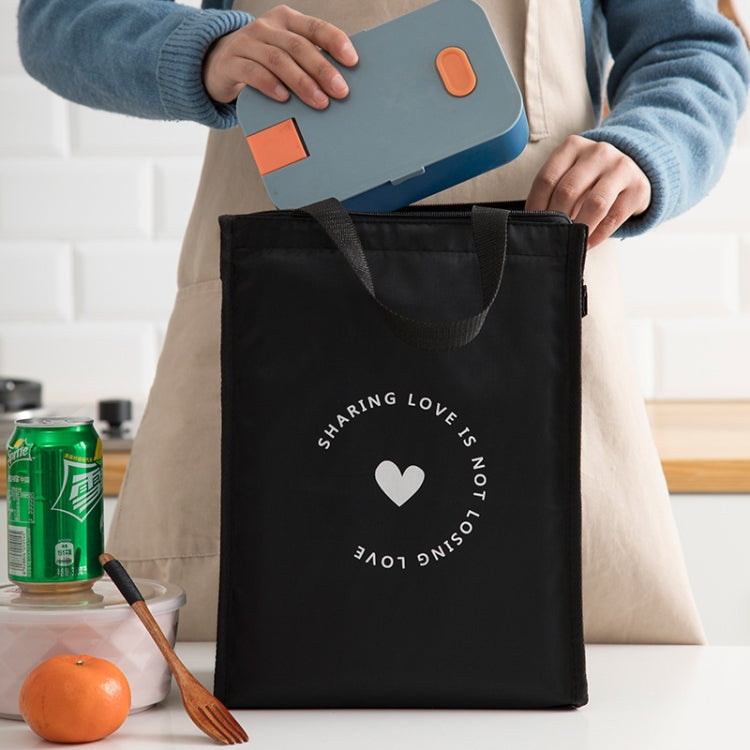 Vertical Version Thick Waterproof Insulation Bag Oxford Cloth Lunch Bag Tote Bag