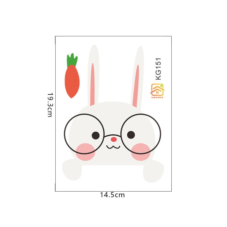 10-Pack Fun Cartoon Wall Stickers for Switch Socket Decoration