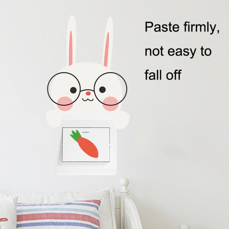 10-Pack Fun Cartoon Wall Stickers for Switch Socket Decoration