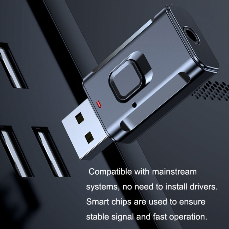 2-in-1 Car Bluetooth Receiver Audio Power Amplifier Bluetooth Transmitter, 2-in-1