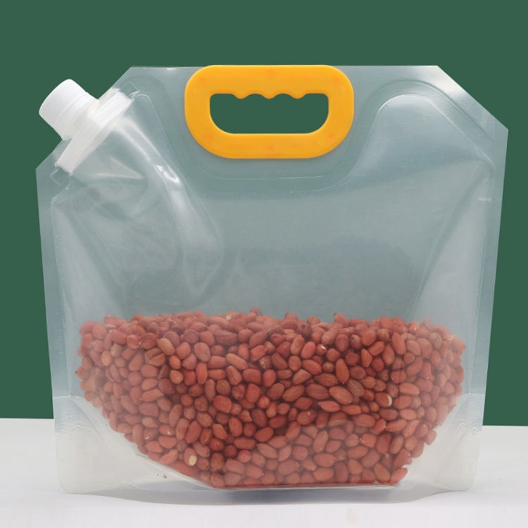5pcs Portable Food Packaging Bag Grain Sealed Bag Fresh-keeping Storage Bag
