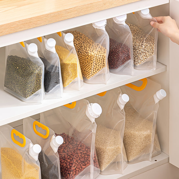 5pcs Portable Food Packaging Bag Grain Sealed Bag Fresh-keeping Storage Bag