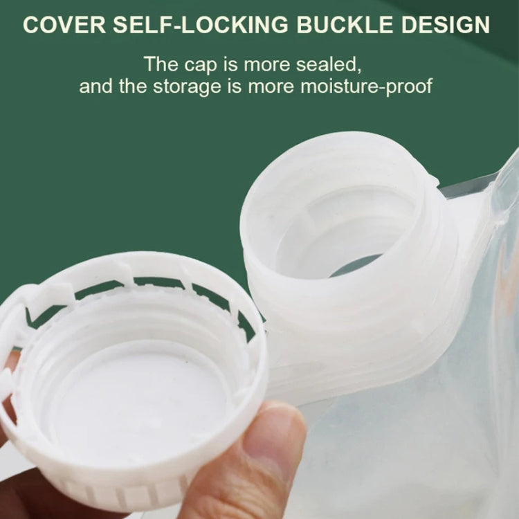 5pcs Portable Food Packaging Bag Grain Sealed Bag Fresh-keeping Storage Bag