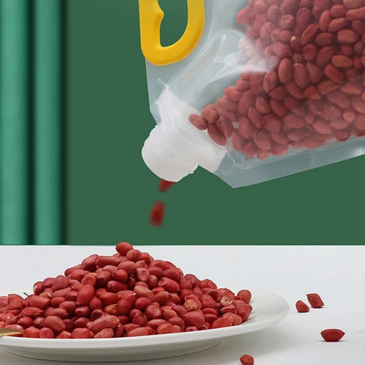 5pcs Portable Food Packaging Bag Grain Sealed Bag Fresh-keeping Storage Bag