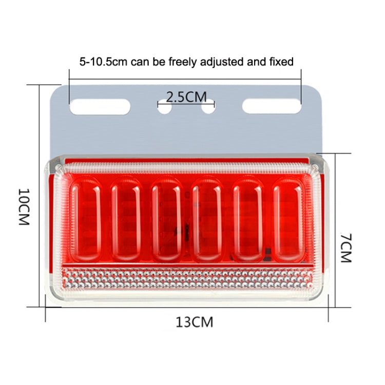 2pcs 24V Truck LED Side Light Car Strong Light Waterproof Super Bright Tire Lamp