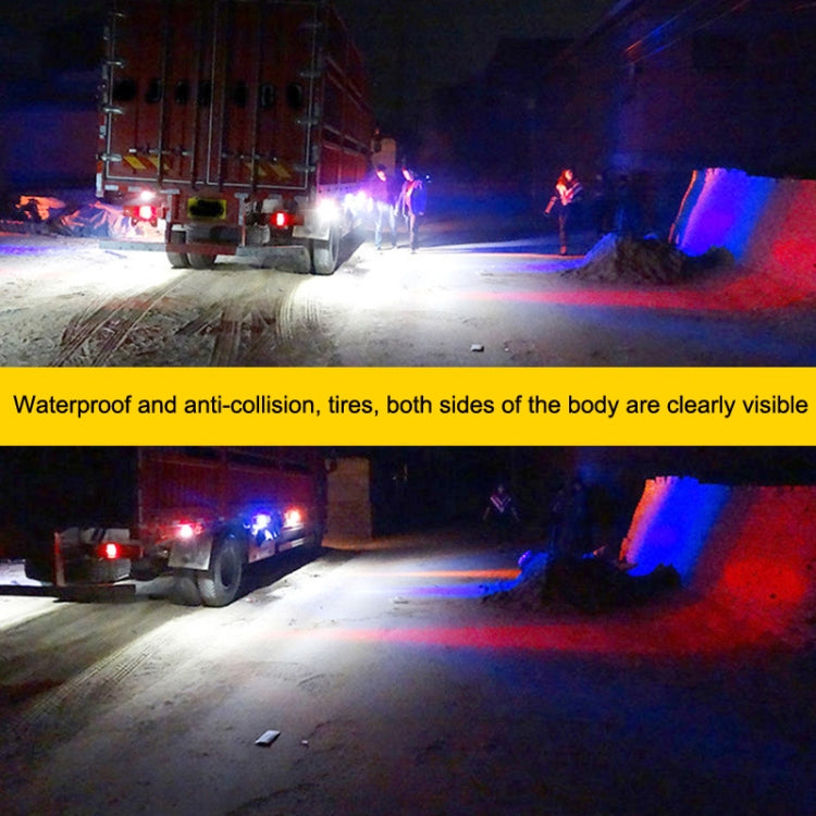 2pcs 24V Truck LED Side Light Car Strong Light Waterproof Super Bright Tire Lamp
