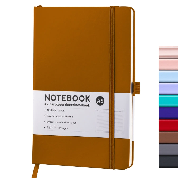 A5 PU Leather Notebook Business Notepad 96 Sheets Inner Pages