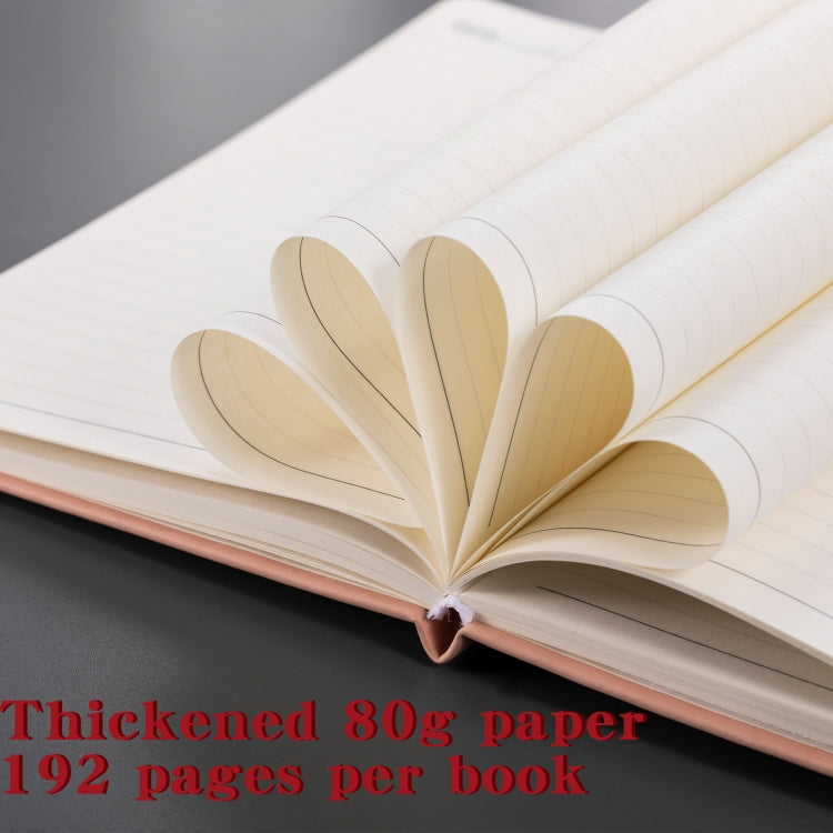 A5 PU Leather Notebook Business Notepad 96 Sheets Inner Pages