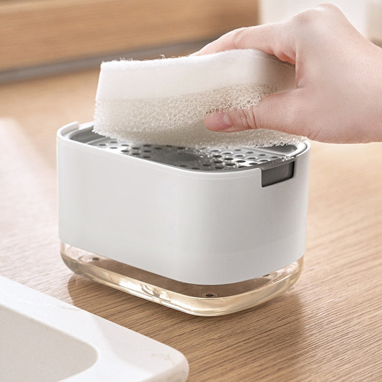 Press Type Soap Dispenser Detachable Double Layer Drainage Design Soap Dish