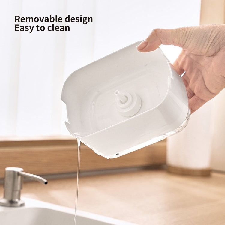 Press Type Soap Dispenser Detachable Double Layer Drainage Design Soap Dish