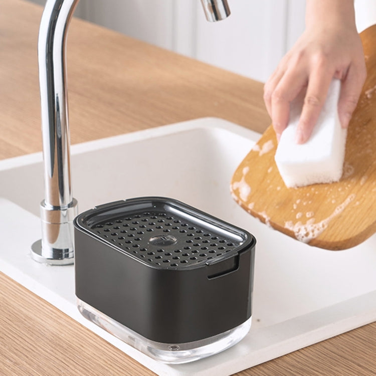 Press Type Soap Dispenser Detachable Double Layer Drainage Design Soap Dish