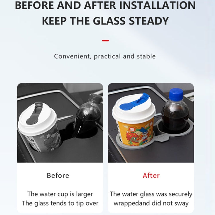 Silicone Cup Holder Stopper for Tesla Model 3/Y Central Control Storage