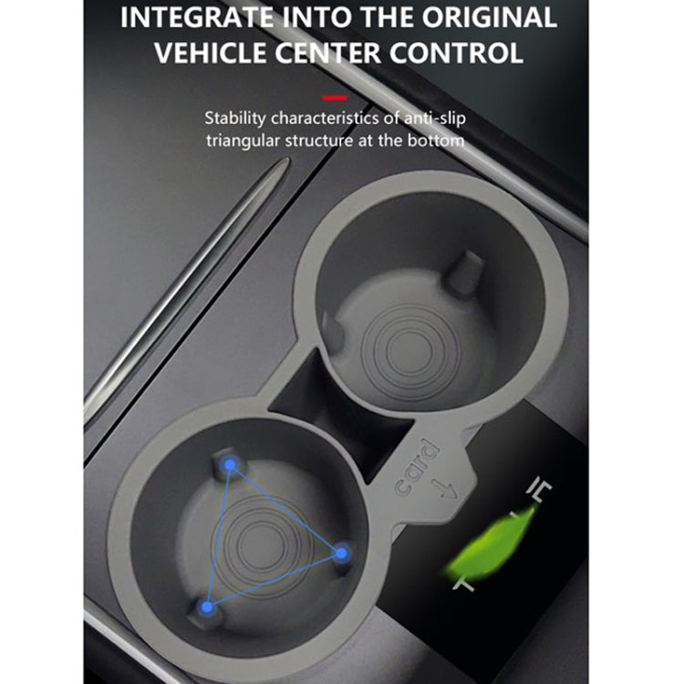 Silicone Cup Holder Stopper for Tesla Model 3/Y Central Control Storage